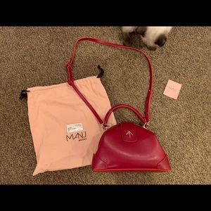 Manu Atelier Demi mini leather shoulder bag